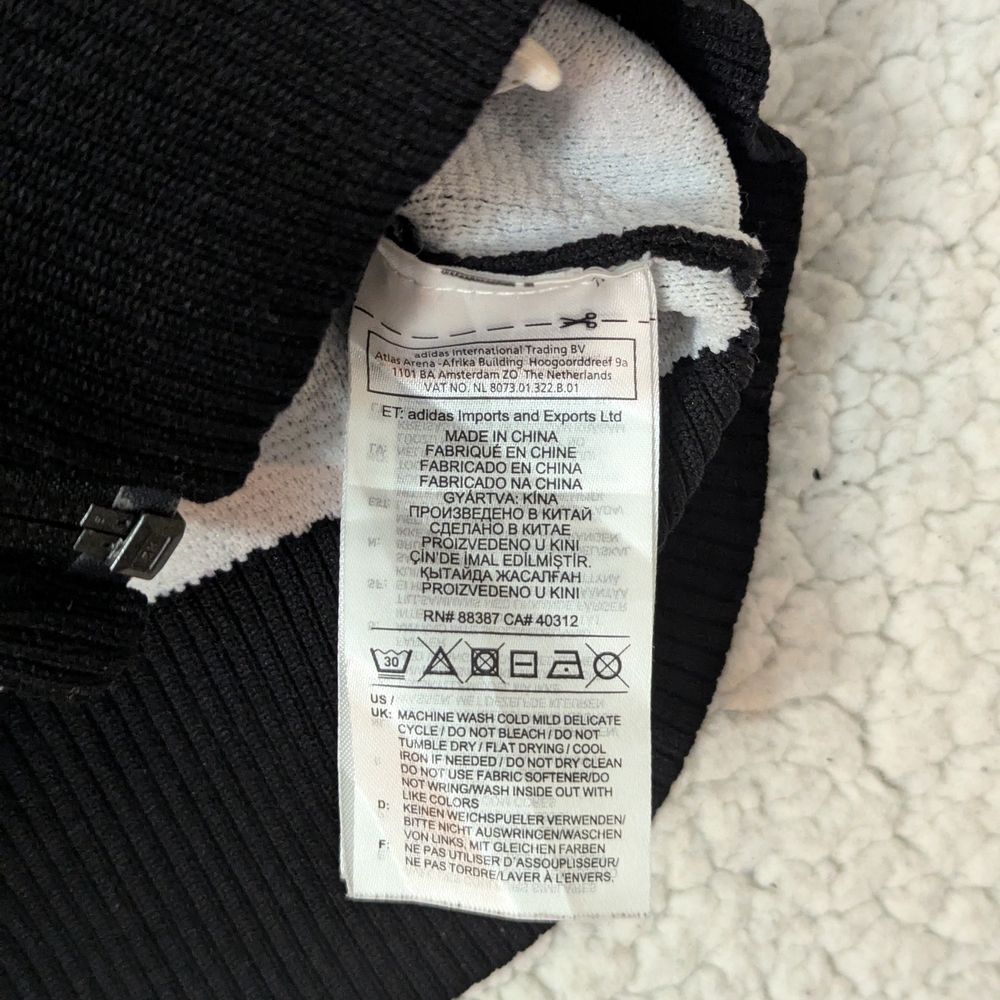 Adidas ID Knit Track Jacket Black Zip-up - Picture 8 of 8